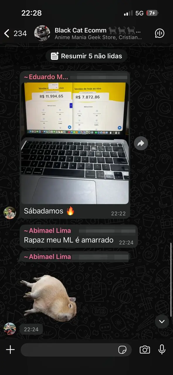 Quase R$20 mil vendidos num sábado