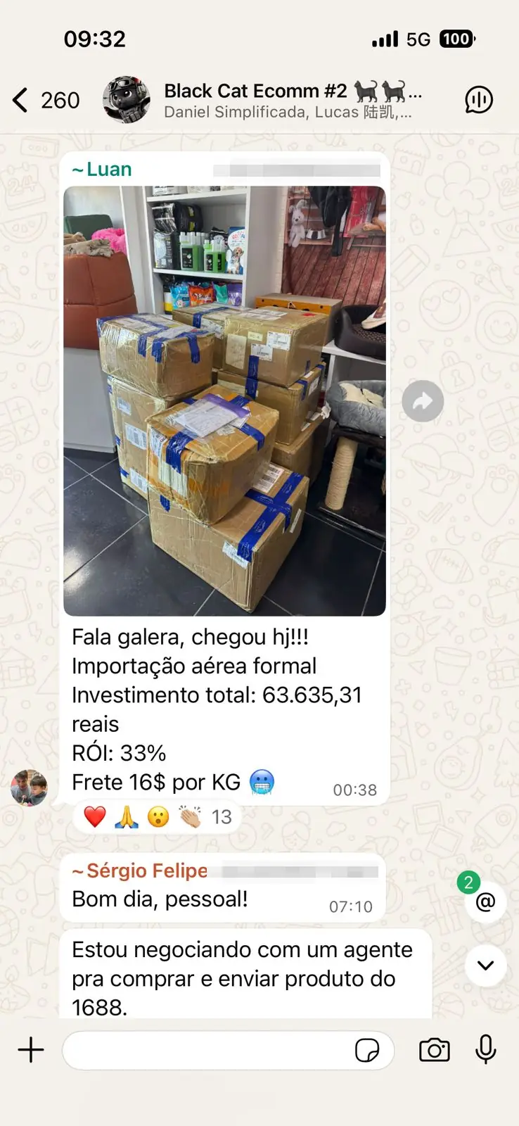 R$63 mil importados com ROI de 33%