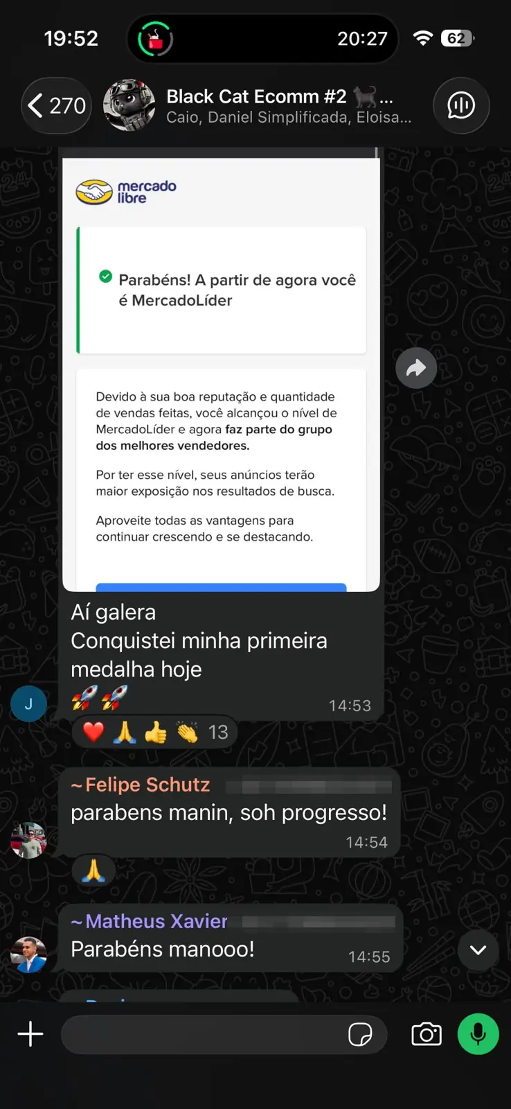 Mais um aluno MercadoLíder